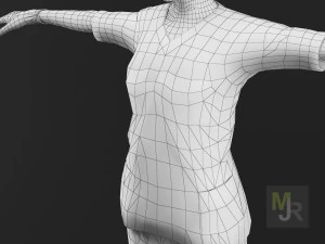 nurse woman1 3D Model