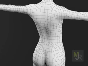 nurse woman1 3D Model