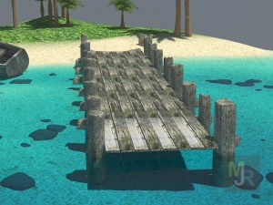 cube beach 3D Model