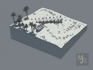 cube beach 3D Model