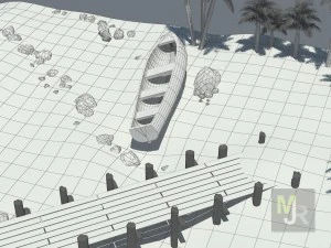 cube beach 3D Model