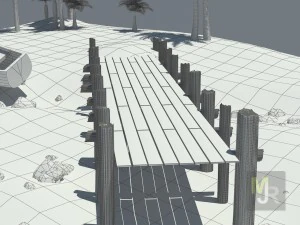 cube beach 3D Model