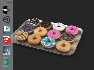 donuts pack1 3D Model