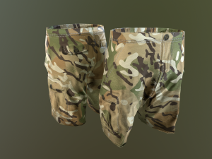 camouflage pants 1 3D मॉडल