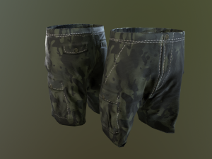 camouflage pants 1 3D मॉडल