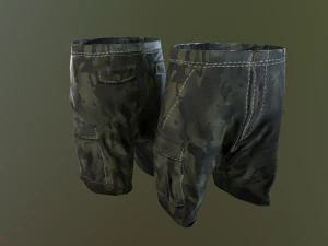 camouflage pants 1 3D Model