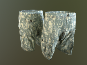camouflage pants 1 3D मॉडल