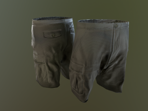 camouflage pants 1 3D मॉडल