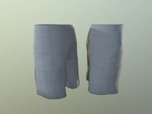 camouflage pants 1 3D Model
