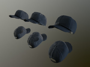 caps pack 1 3D मॉडल