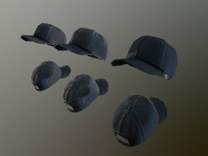 caps pack 1 3D Model