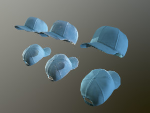 caps pack 1 3D मॉडल