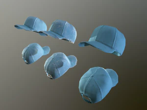 caps pack 1 3D Model
