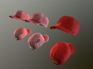 caps pack 1 3D मॉडल