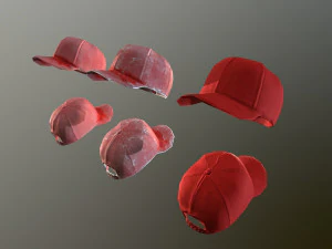 caps pack 1 3D Model