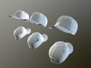 caps pack 1 3D मॉडल