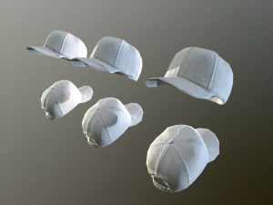 caps pack 1 3D Model
