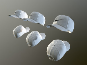 caps pack 1 3D मॉडल