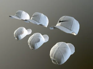 caps pack 1 3D Model