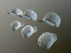 caps pack 1 3D Model