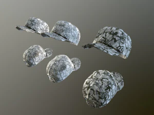 caps pack 1 3D Model