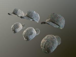 caps pack 1 3D मॉडल