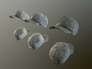 caps pack 1 3D Model