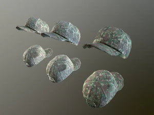 caps pack 1 3D Model