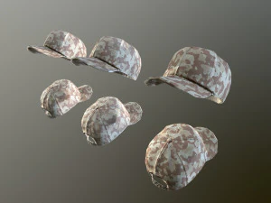 caps pack 1 3D Model