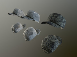 caps pack 1 3D मॉडल