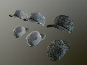 caps pack 1 3D Model