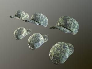 caps pack 1 3D मॉडल