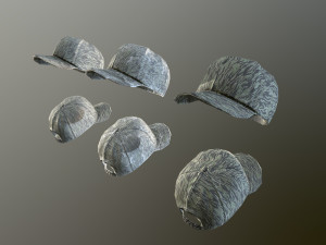 caps pack 1 3D मॉडल