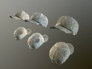 caps pack 1 3D Model