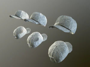 caps pack 1 3D Model