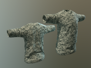 camouflaged shirts 3D Модель