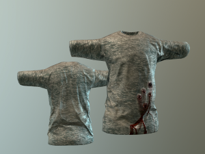 camouflaged shirts 3D Модель