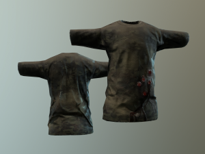 camouflaged shirts 3D Модель