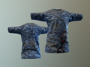 camouflaged shirts 3D Модель