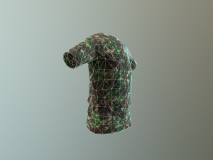 camouflaged shirts 3D Модель