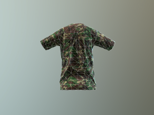 camouflaged shirts 3D Модель