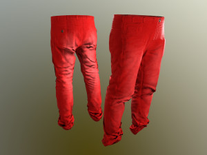 pants loose fit pack 3D 模型