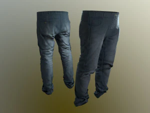 pants loose fit pack 3D Model
