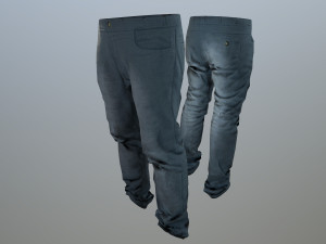 pants loose fit pack 3D 模型