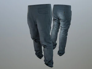 pants loose fit pack 3D Model