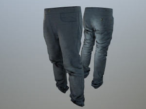 pants loose fit pack 3D 模型