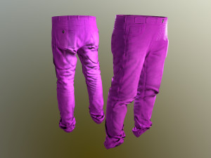 pants loose fit pack 3D 模型