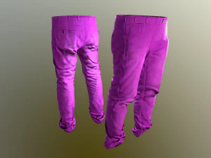 pants loose fit pack 3D Model