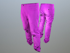 pants loose fit pack 3D 模型