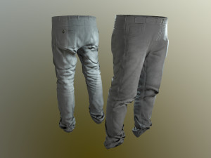 pants loose fit pack 3D 模型